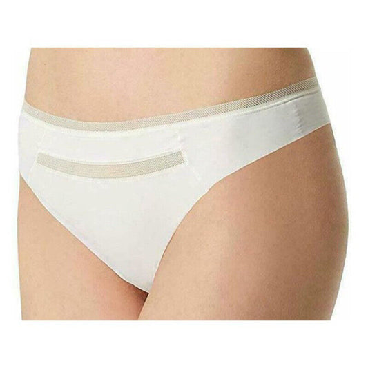 Calvin Klein Invisibles Mesh-Trim Hipster Underwear Steel White XS