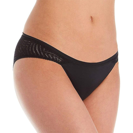 Calvin Klein Perfectly Fit Geometric Lace Bikini Panty S/Black