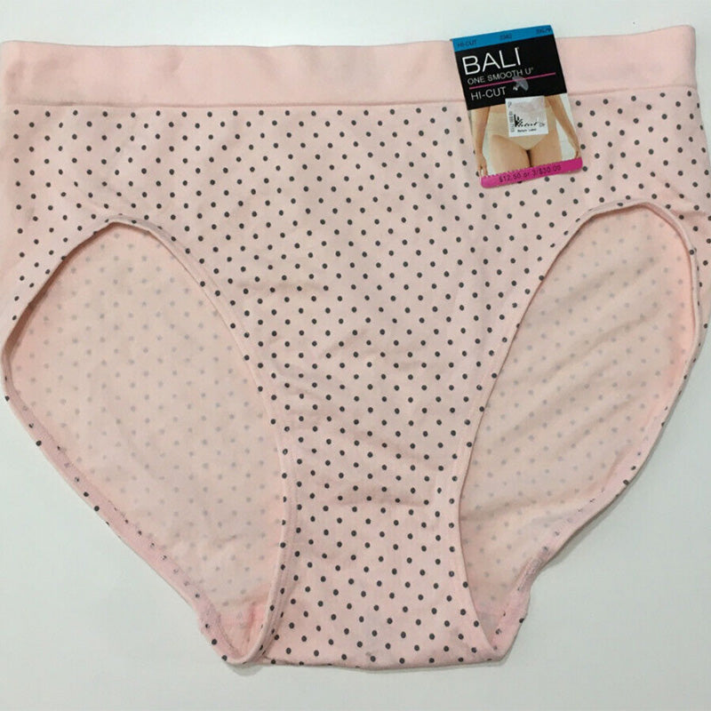 Bali Panties for Everyday Comfort Smoothing Underwear Pink XXL