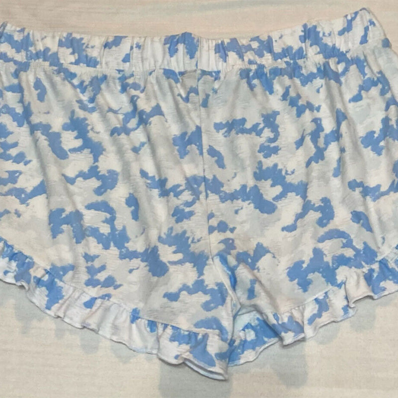 Unbranded Pajama Short White And Blue M