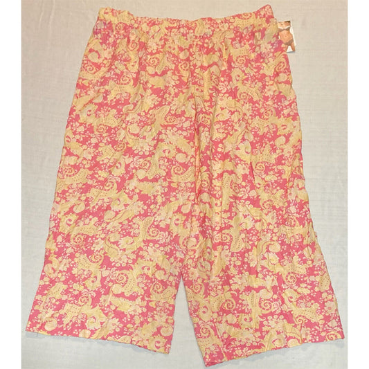 Charter Club Pajama Pants Paisly Ros L