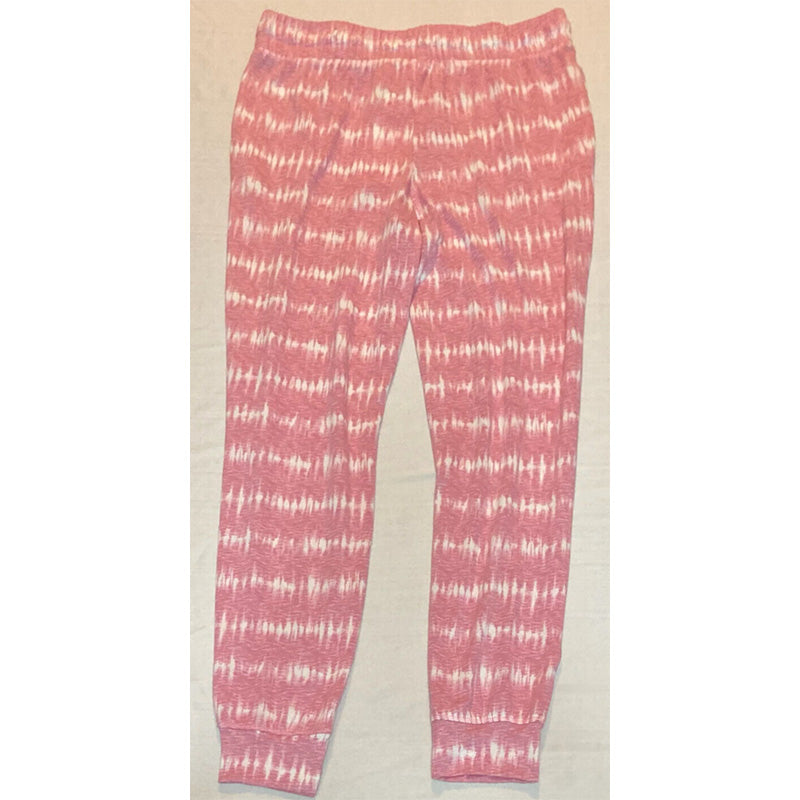 Cuddl Duds Printed Jogger Pants Pink L