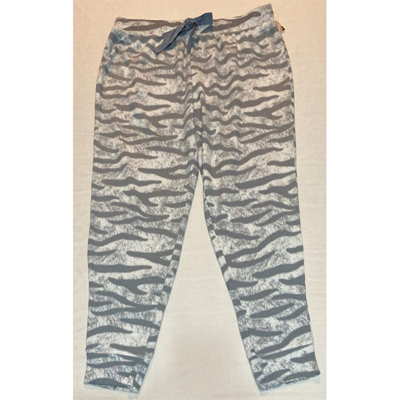 Unbranded Pajama Pants Jogger Child Detail Animal Print Grey L