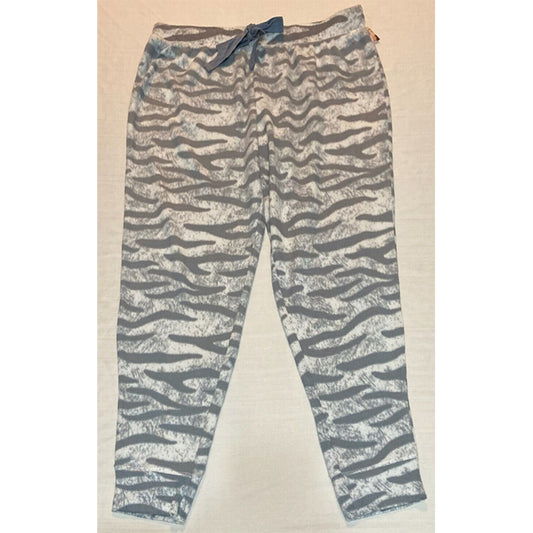 Unbranded Pajama Pants Jogger Child Detail Animal Print Grey L