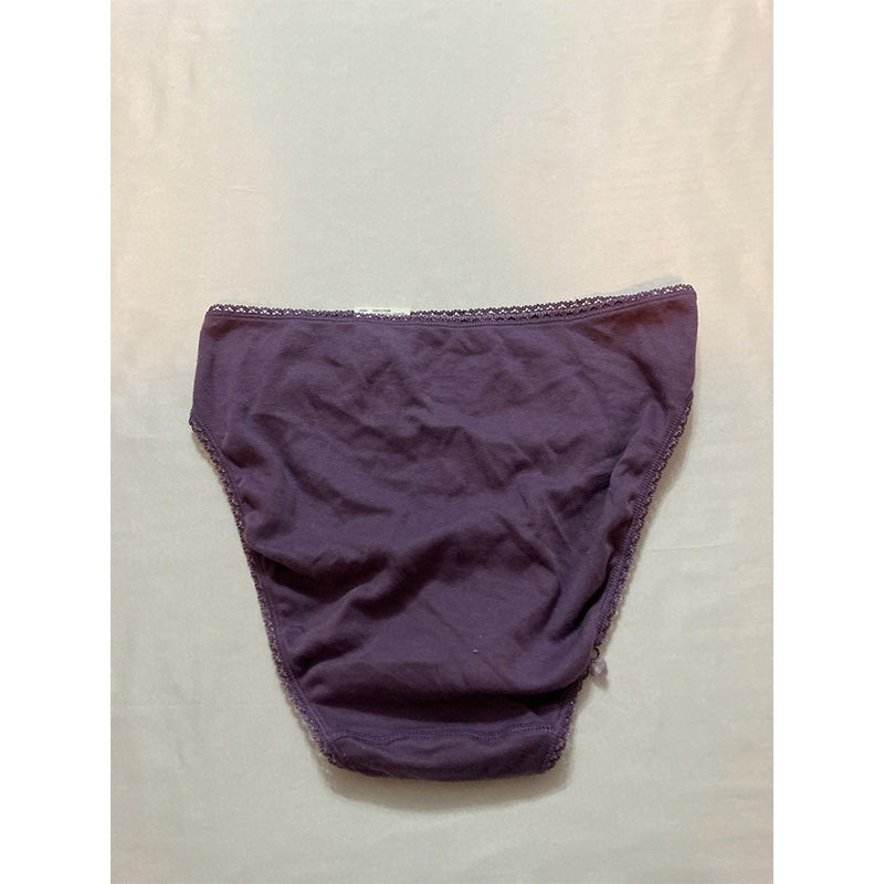 NWD Charter Club Everyday Cotton High-Cut Brief Purple M