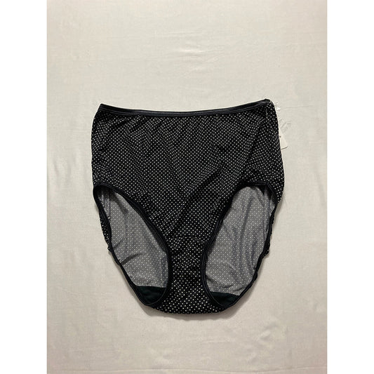 Vanity Fair Panties Black Dot 2XL