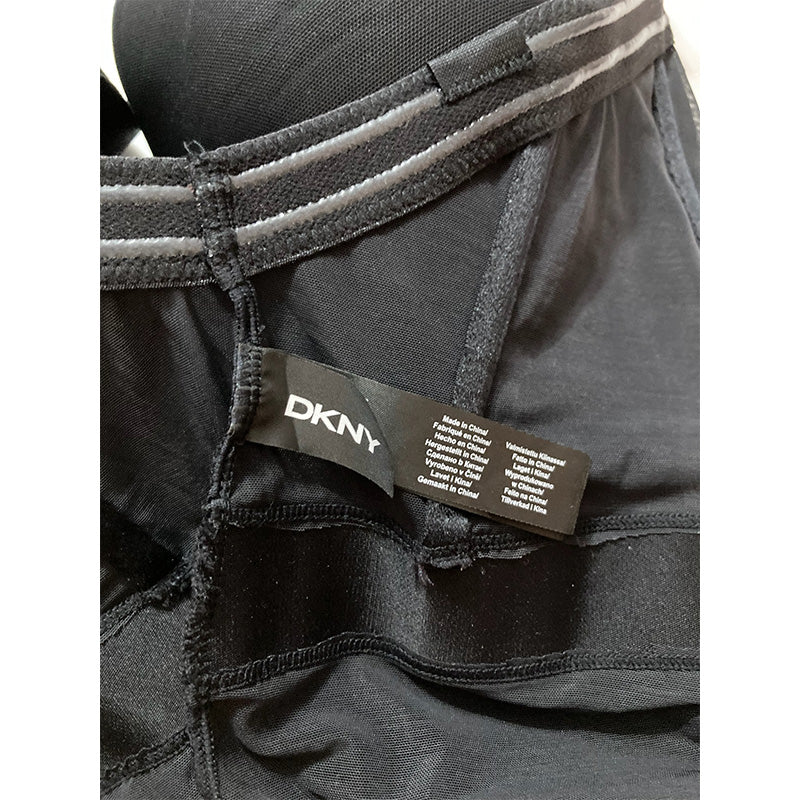 NWD DKNY Sheers Strapless Bodysuit Black 34DD