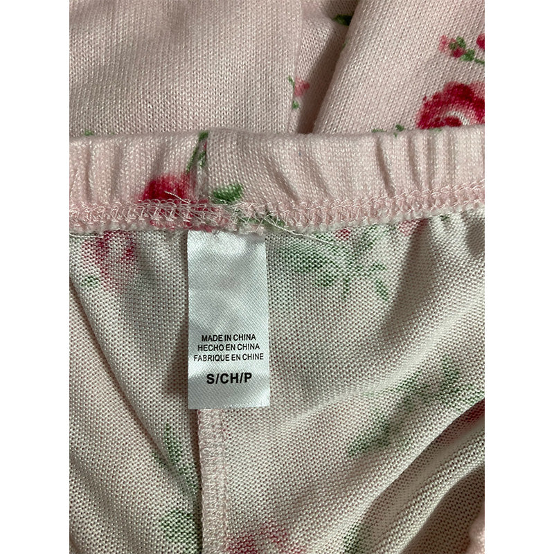 Flora Nikrooz Printed Pajama Pants Pink Floral S