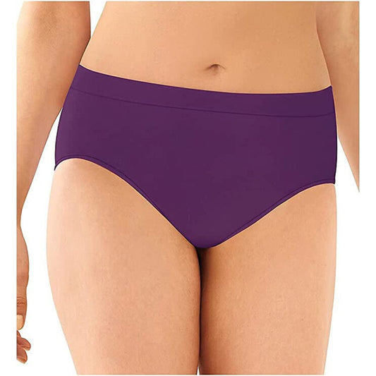 Bali One Smooth U All-Around Smoothing Hi-Cut Panty Purple XL