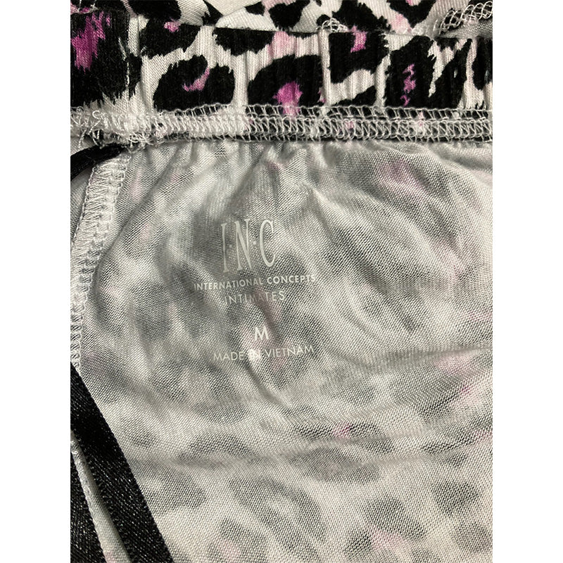 INC Sleep Short Animal Print M