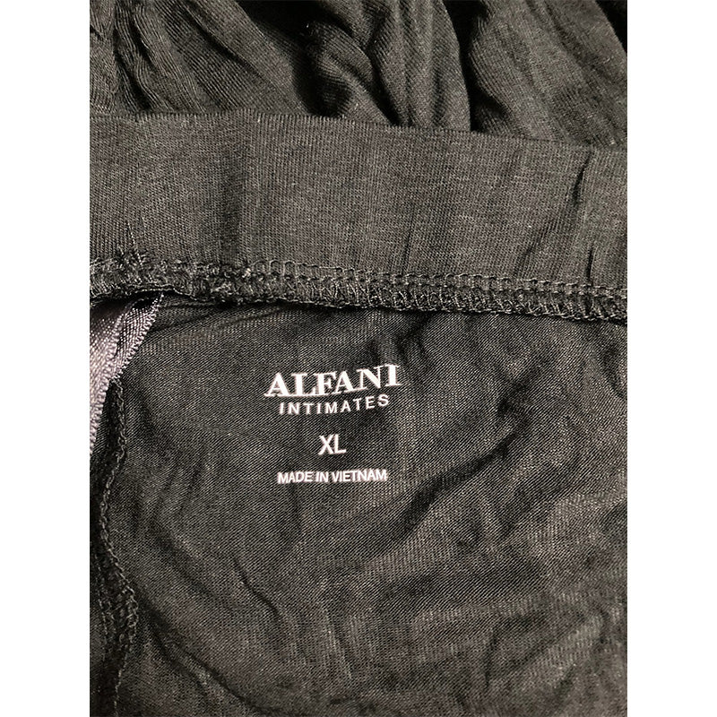 Alfani Pajama Pants Long Sleeve Black XL