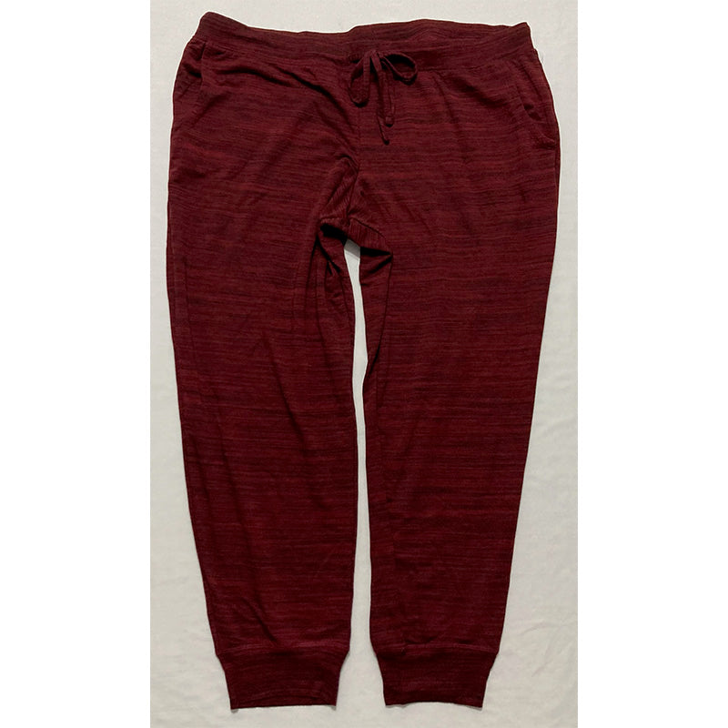 Alfani Pajama Pants Jogger Burgundy 2XL