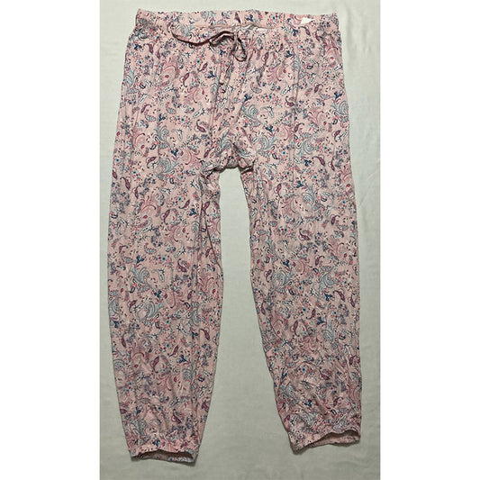 Charter Club Pajama Pants Waist Band Pink XL