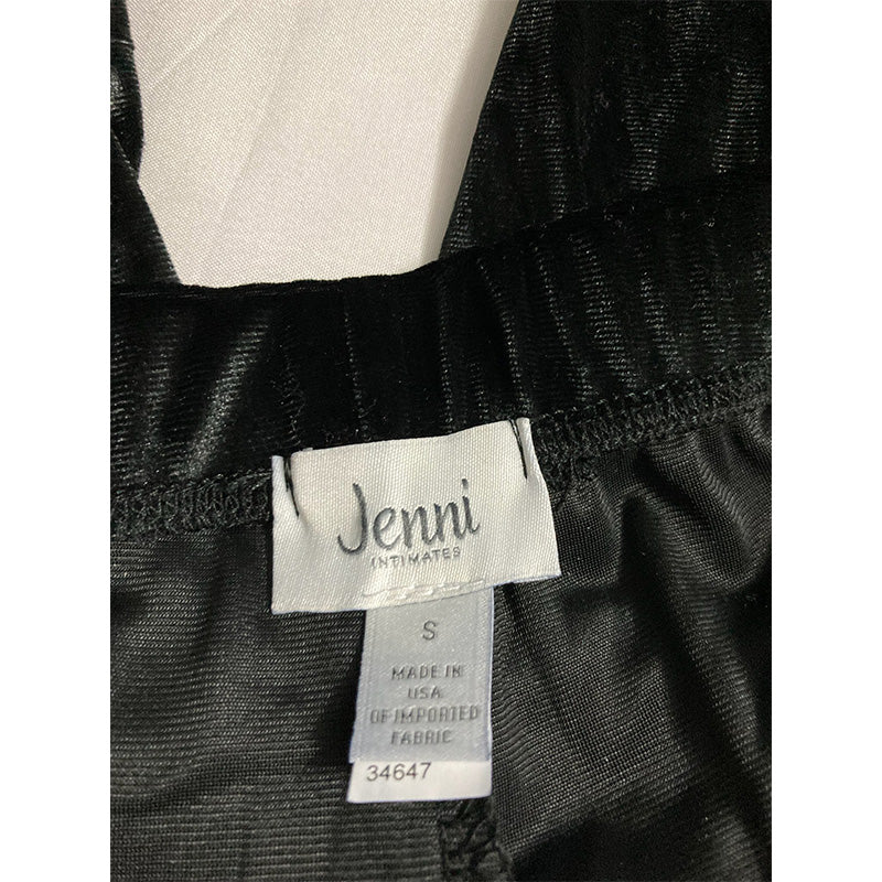 Jenni Pajama Pants Elastic Band Black S