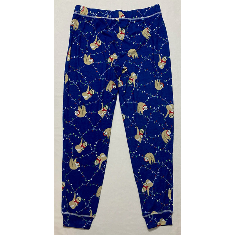 Unbranded Pajama Pants Holiday Blue M