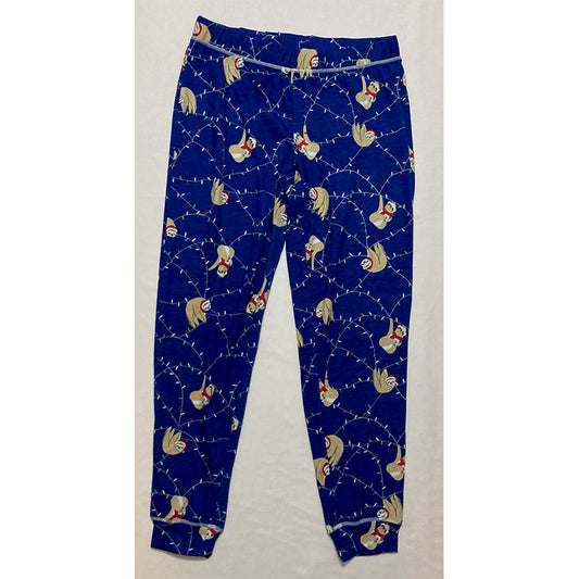 Unbranded Pajama Pants Holiday Blue M