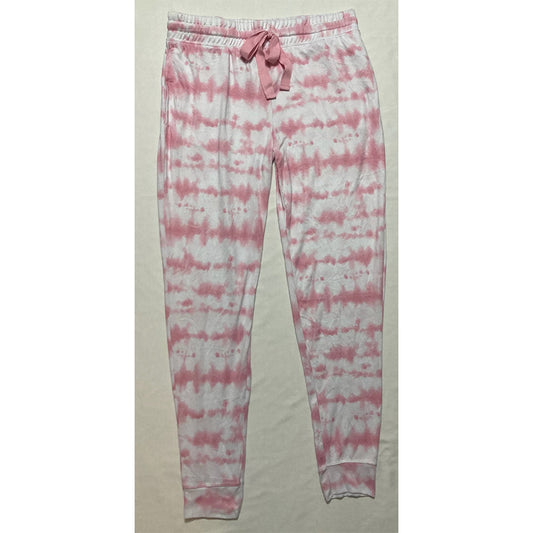 Unbranded Pajama Pants Waist Band Tie Dye Pink L