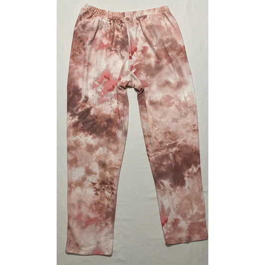 Unbranded Pajama Pants Tie Dye Pink M