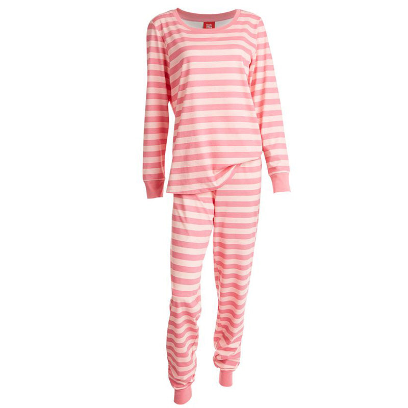 NWD Family Pajamas triped Pajama Set Pink S