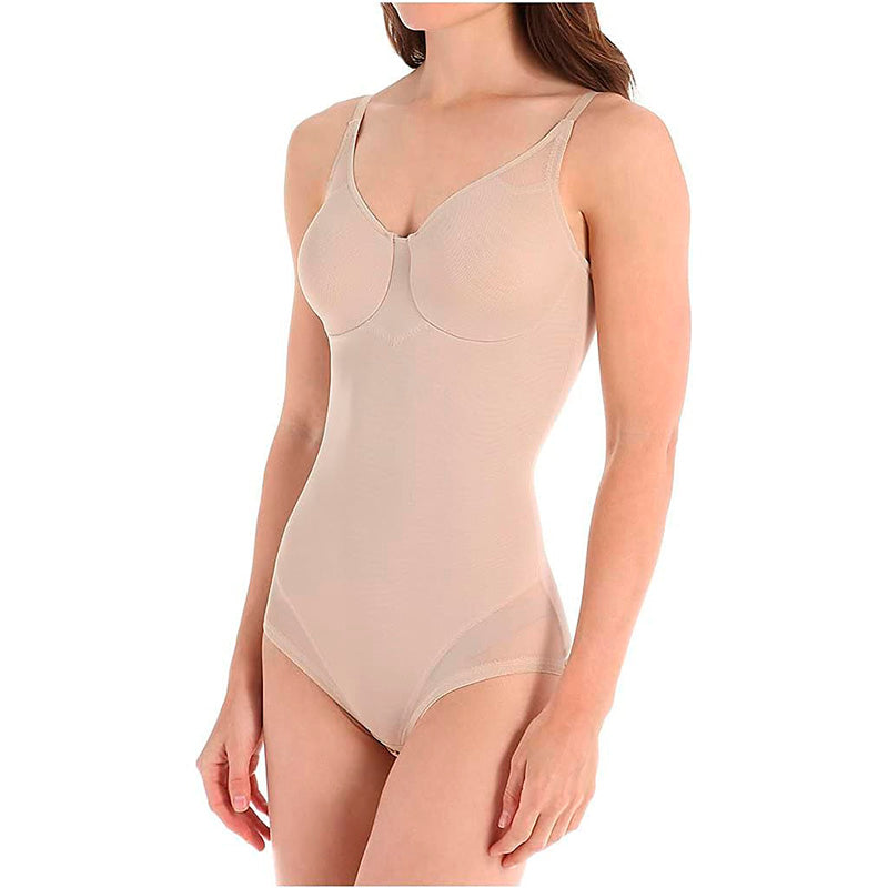 NWD Miraclesuit Shapewear Extra Firm Sexy Sheer Shaping Nude 42D