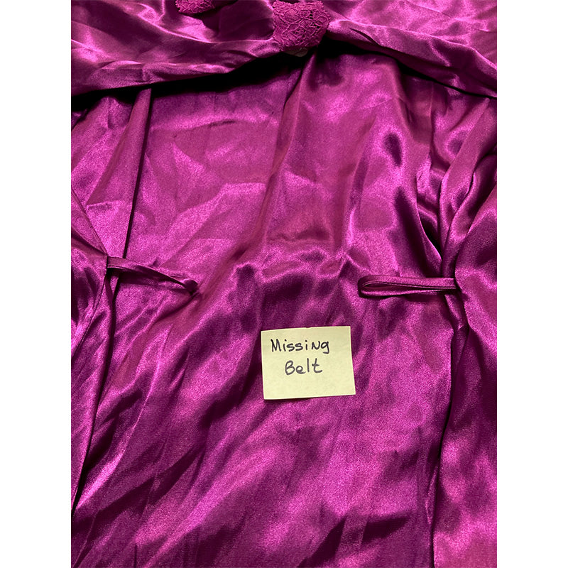 NWD Linea Donatella Flirty Gems Wrap Robe Berry XL