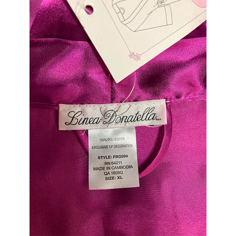 NWD Linea Donatella Flirty Gems Wrap Robe Berry XL