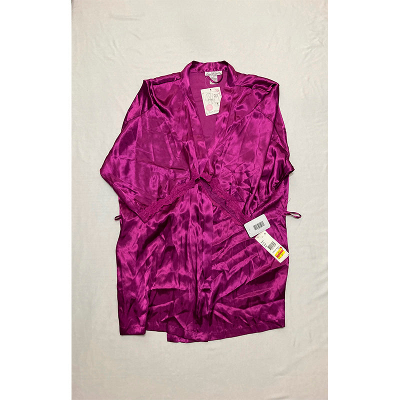 NWD Linea Donatella Flirty Gems Wrap Robe Berry XL