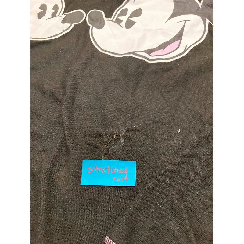 NWD Disney Minnie and Mickey Face To Face Top Black XL