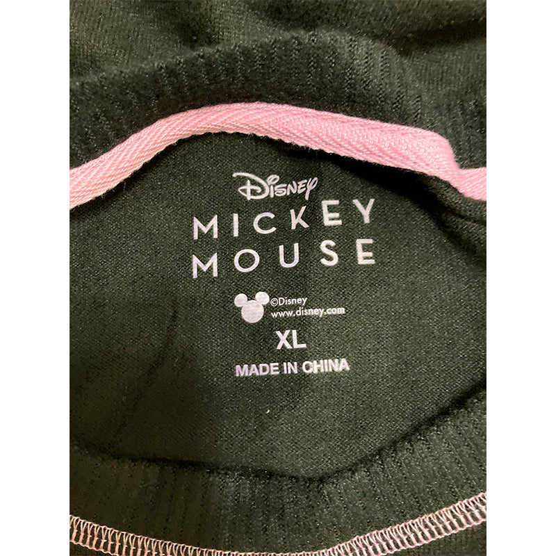 NWD Disney Minnie and Mickey Face To Face Top Black XL