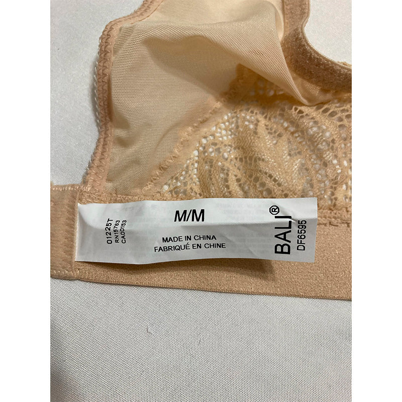 NWD Bali Comfort Revolution Scallop Lace Wirefree Bralette Latte M