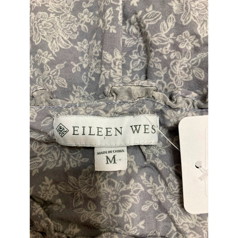 NWD Eileen West Nightgown Grey Floral M