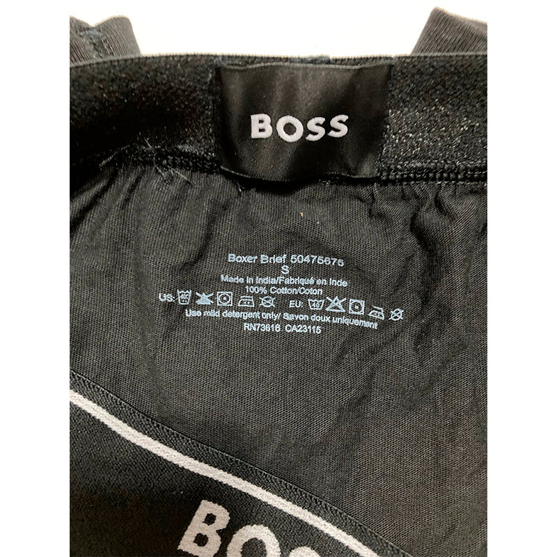 Boss Boxer Brief Logo Band Black S