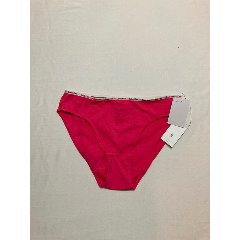 Calvin Klein Cotton Stretch Logo Bikini Pink L