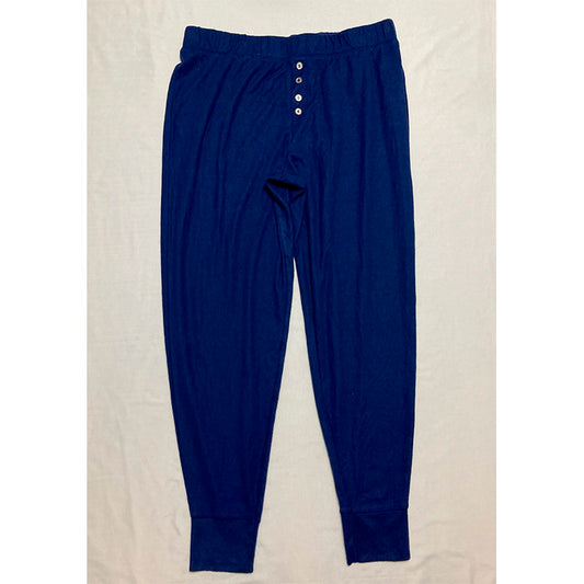 Unbranded Pajama Pants Long Sleeve Blue M