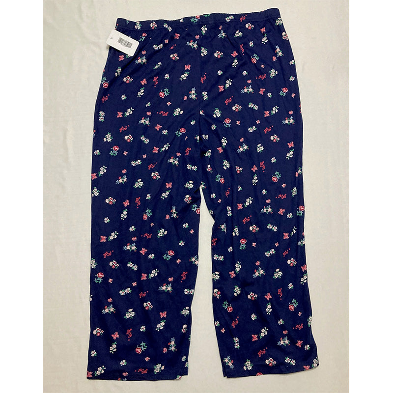 Charter Club Pajama Pants Waist Band Multicolor L