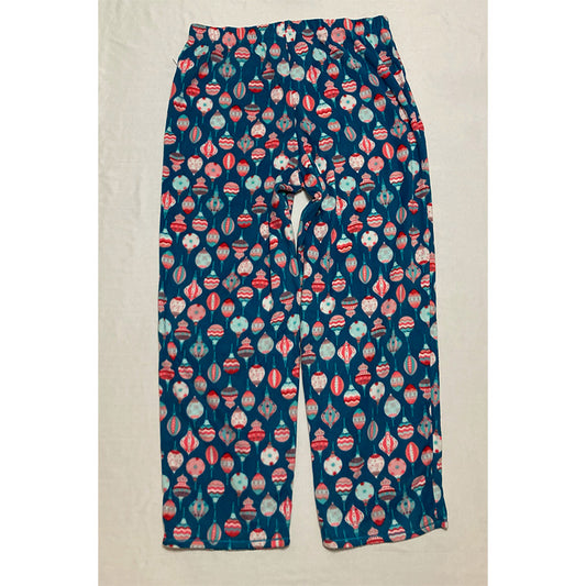 Cuddl Duds Pajama Pants Waistband Multicolor L