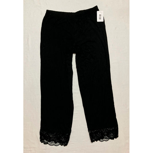 Charter Club Pajama Pants Long Sleeve Black M