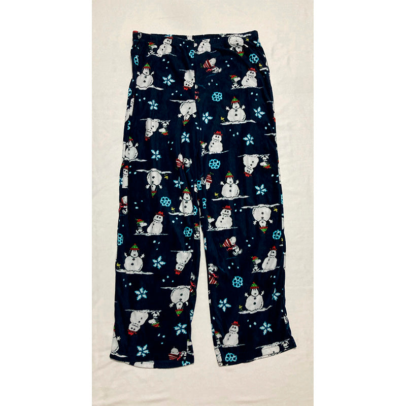 Unbranded Pajama Pants Long Sleeve Snow L