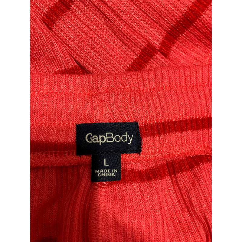 Gap GapBody Long-Sleeve Pajama Pants Red L