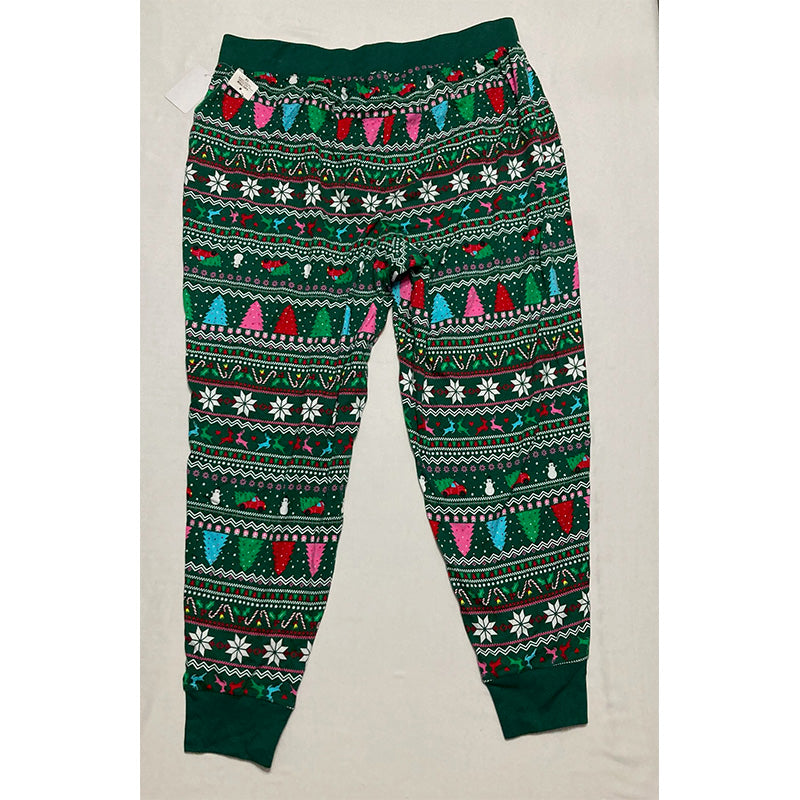 Family Pj Sleep Pants Multicolor 1X