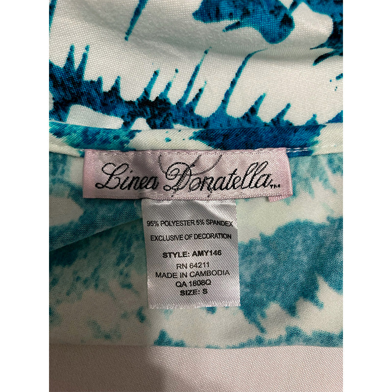 Linea Donatella Amaya Pajama Top Blue S