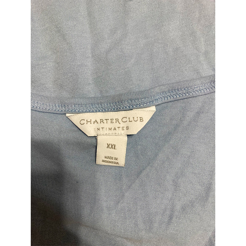 Charter Club Cotton Printed Pajama Top 2XL