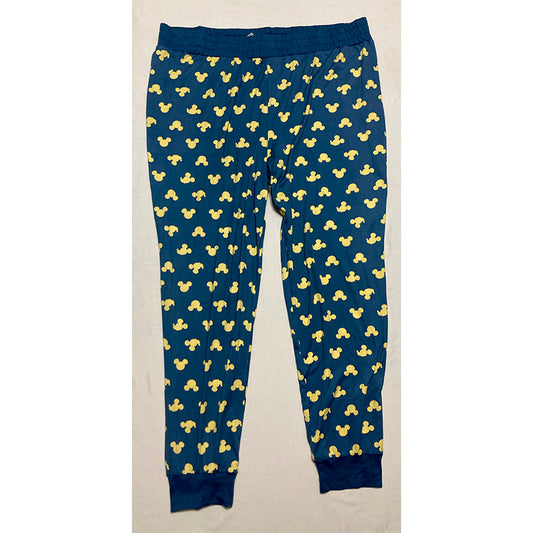 Disney Pajama Pants Print Logo Mickey XL