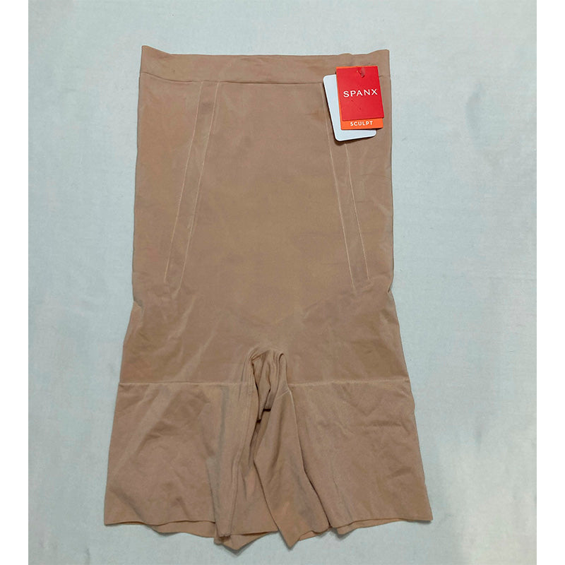 NWD Spanx OnCore High-Waisted Mid-Thigh Short Soft Nude MD