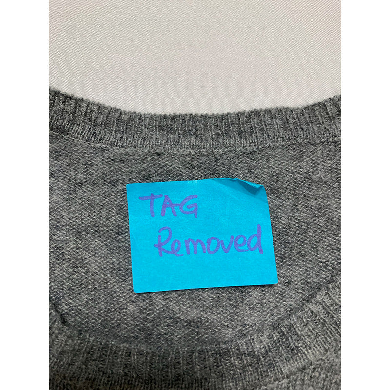 Unbranded Sweater Round Neck Black/Grey S