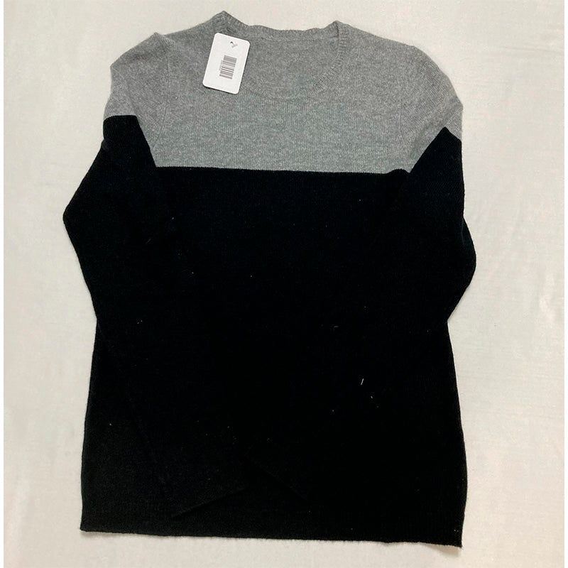 Unbranded Sweater Round Neck Black/Grey S