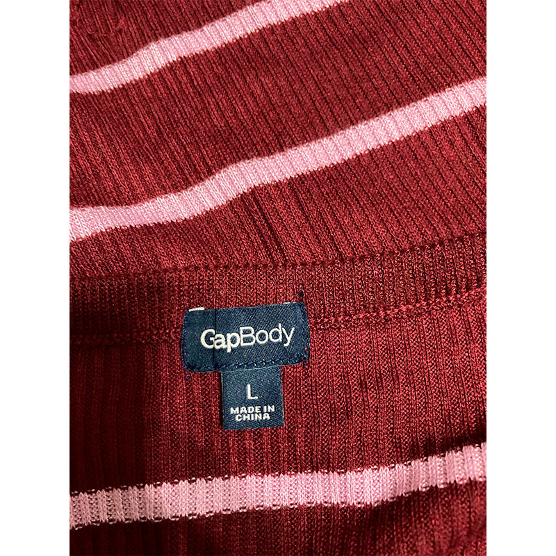 NWD Gapbody Nightgown With Buttons Burgundy L