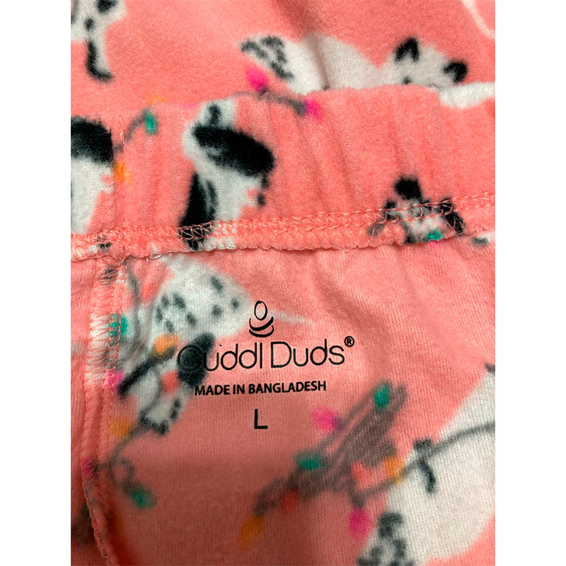 Cuddl Duds Sleep Pants Coral L