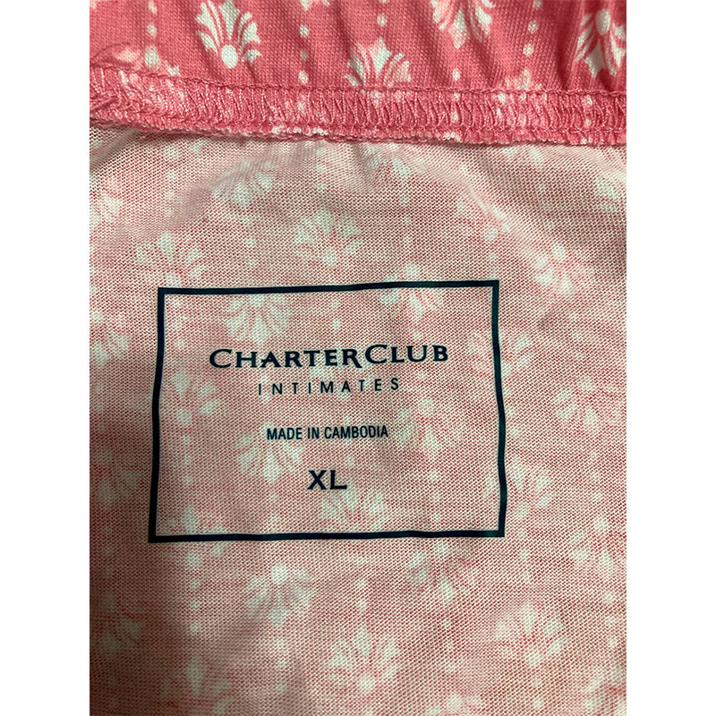 Charter Club Pajama Pants Coral XL