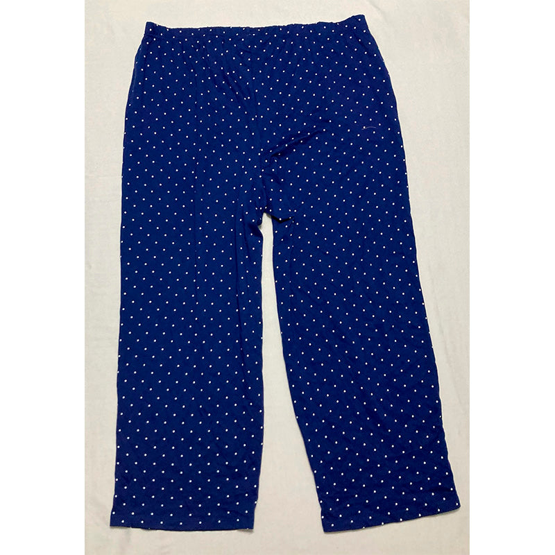 Charter Club Sleep Pants Blue Dot M